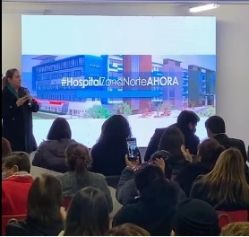 Alcaldesa se reúne con vecinos y vecinas de distintas comunas por Hospital zona norte.