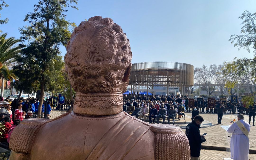 Colina conmemora natalicio de Bernardo O´Higgins