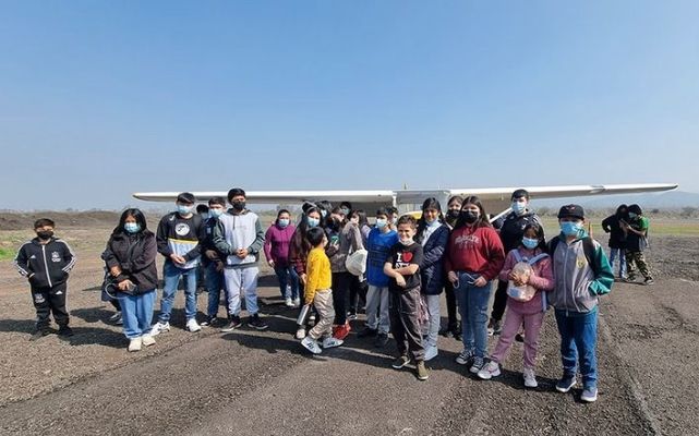500 niños y niñas de Colina volaron el fin de semana pasado