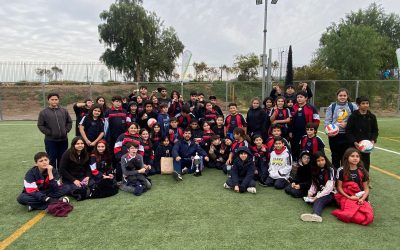 Más de 600 estudiantes disfrutaron con el masivo de vóleibol Soprole en Colina