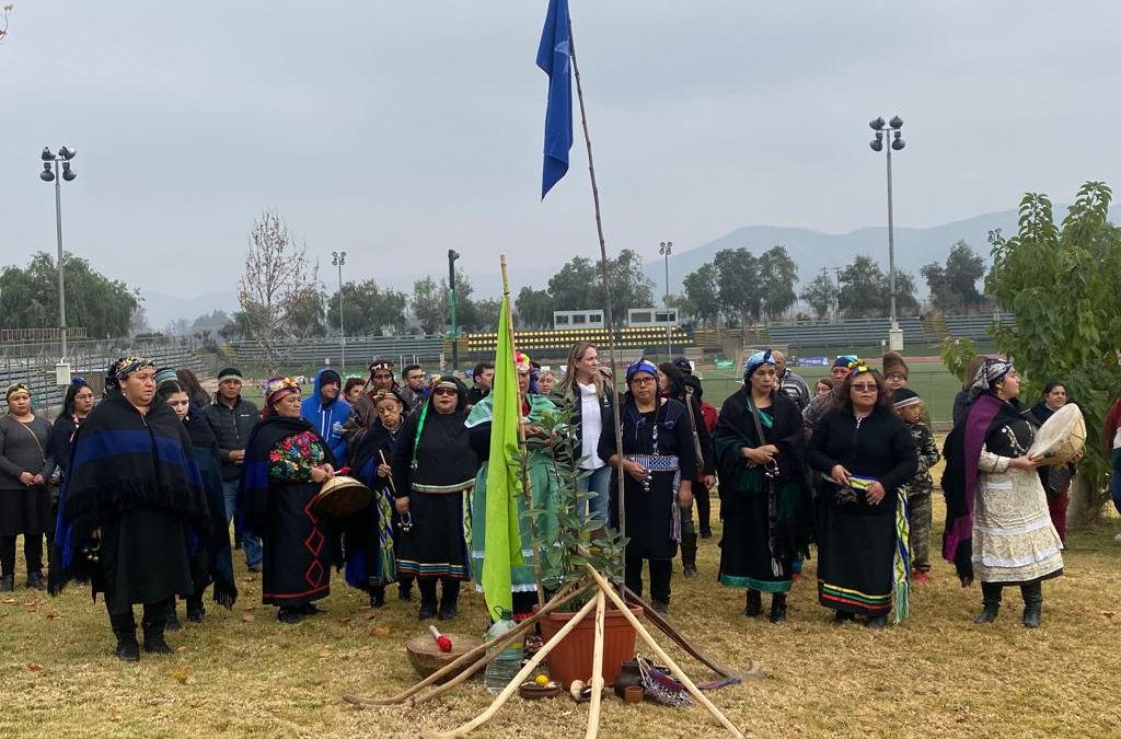 Colina vivió una exitosa muestra cultural mapuche