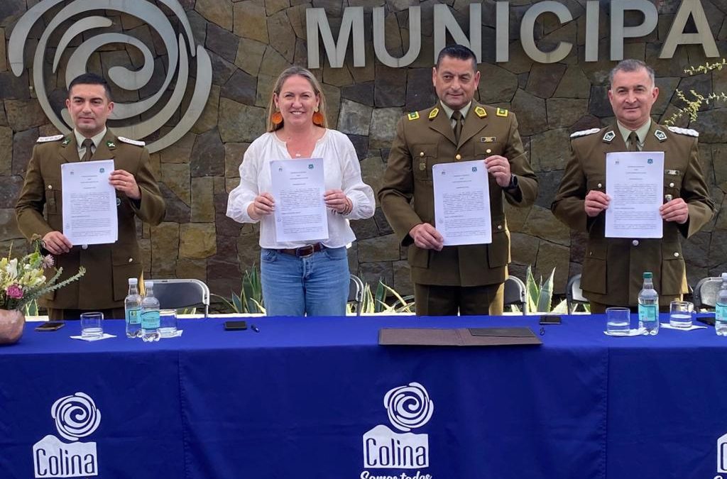 Municipalidad de Colina y Carabineros firmaron convenio de Patrullajes Mixtos